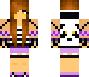 edited pink panda girl