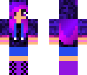 cute purple girl update