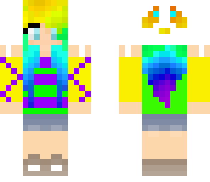 cute rainbow girl