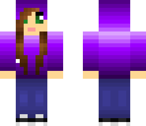 purple hoodie hood up