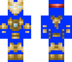 blue iron man
