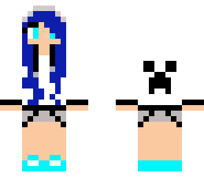 blue creeper girl