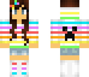cute ranbow girl