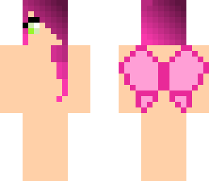 beautiful pink butterfly skin base