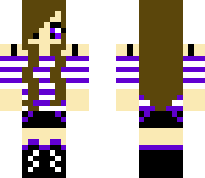 cute purple girl