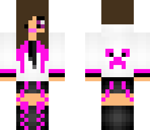 pink and purple creeper hoodie
