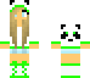 green panda girl fixed