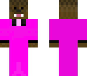 the fluffy in a pink suit