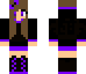 purple identical twin