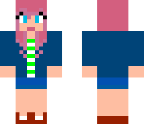 pink hair girl