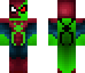 corrupted spiderman with cape