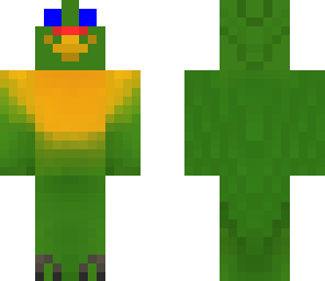 green parrot