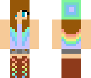 rainbow girl