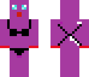 weird purple fish