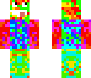 colorful epic face