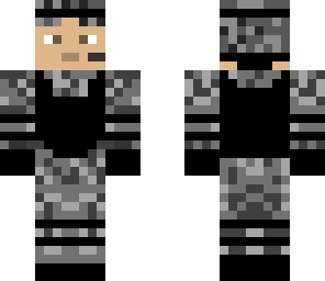 snow camo army man