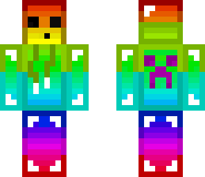 my slime skin jumped into a rainbow