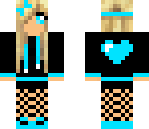 blue girl