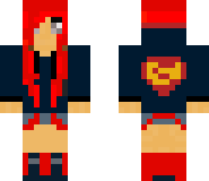 red head super girl edited