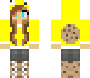yellow cookie monster girl