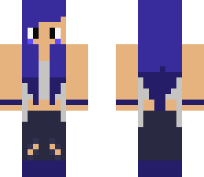 blue hot girl- teiamon