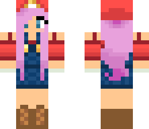 pink hair mario