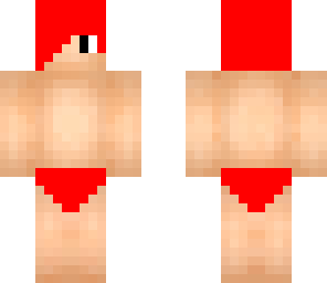 red swimming guy