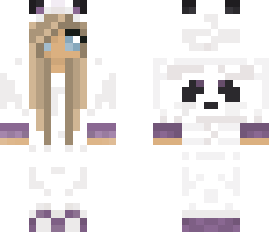 panda girl onesie