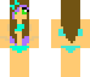 girl with a bekini
