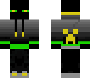 green and yellow enderman