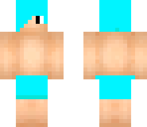 blue swimming guy