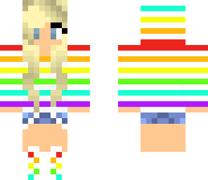 rainbow girl