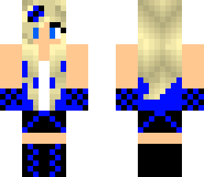 dark blue awesum gal