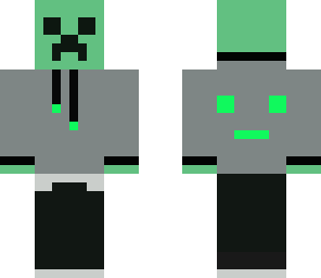 creeper in derp hoodie
