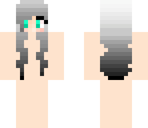 gray haired girl