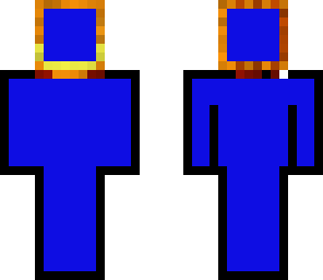 blue man
