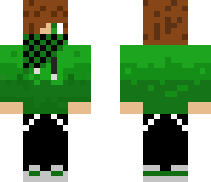 green teen with bandanna