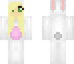 girl in a bunny suit