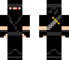ninja with red eyes
