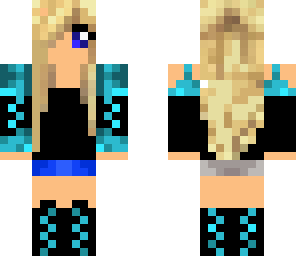 blonde girl with headphonesa