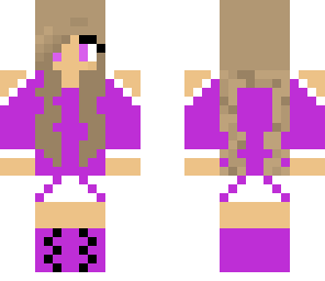 purple girl awesome