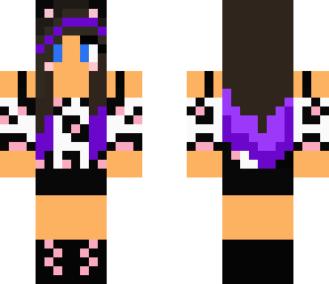 cutie purple hair