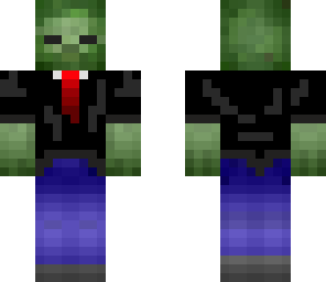 zombie in a fancy shirt