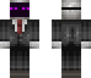 enderman mask on slenderman