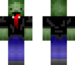 derpy zombie in a fancy shirt