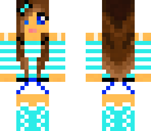 blue girl
