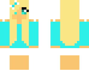 cute blue girl