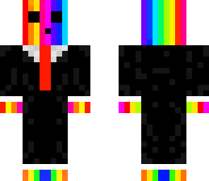 rainbow slime with suit