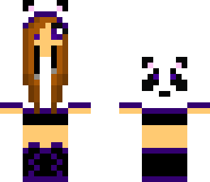 edited panda girl