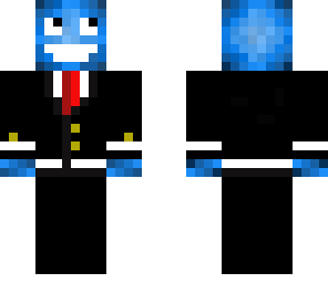blue man smoking